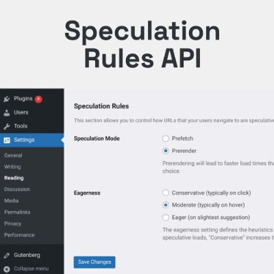 Vylepšení Speculation Rules API