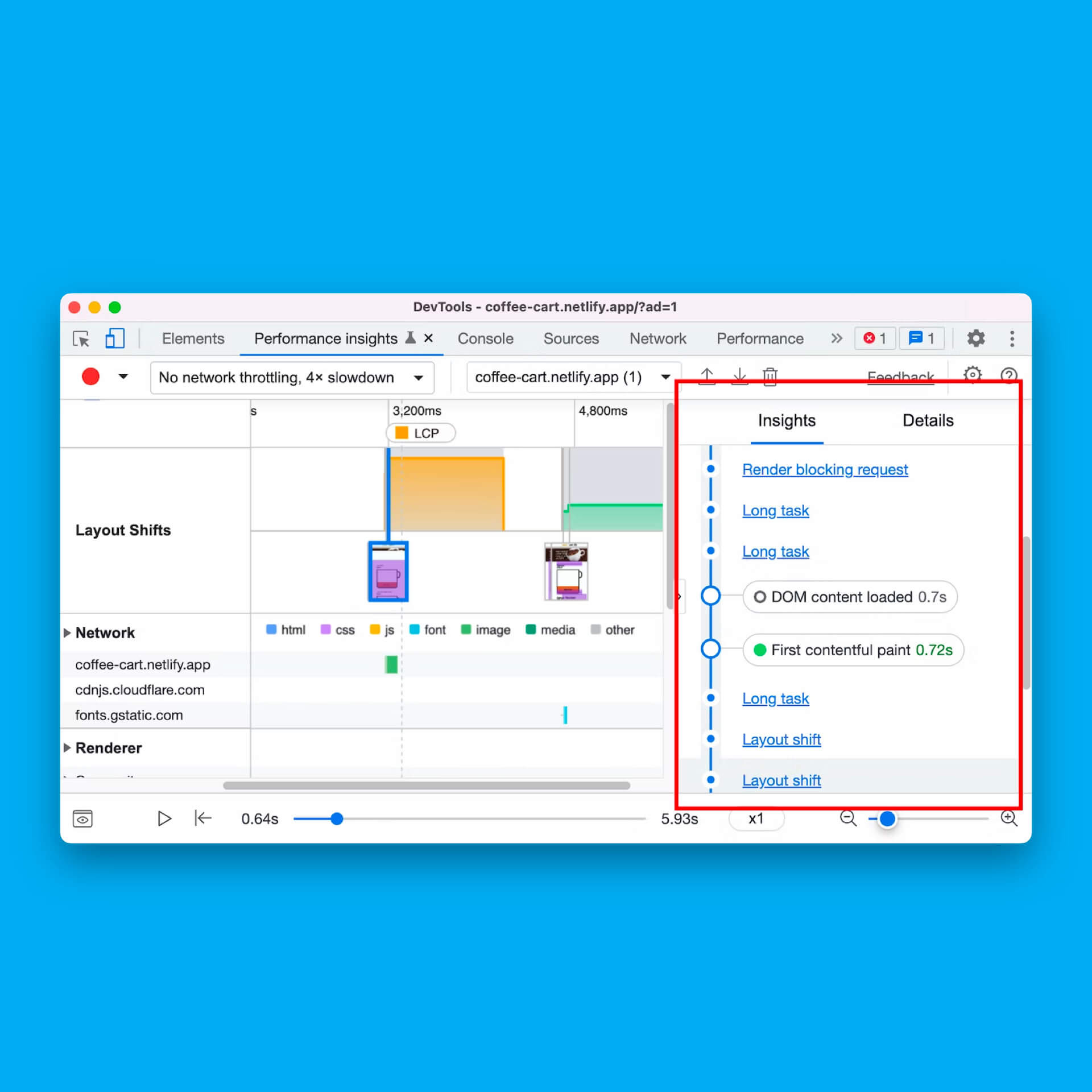 Performance Insights: A simpler, clearer view of speed