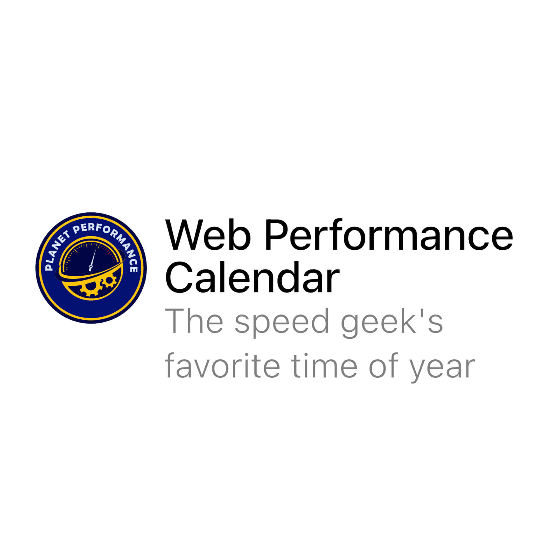 Web Performance Calendar se blíží