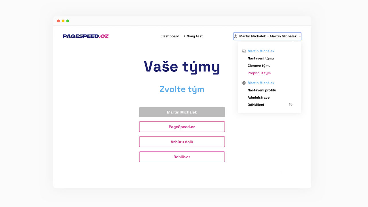Monitoring rychlosti webů s PageSpeed.cz (tutoriál)